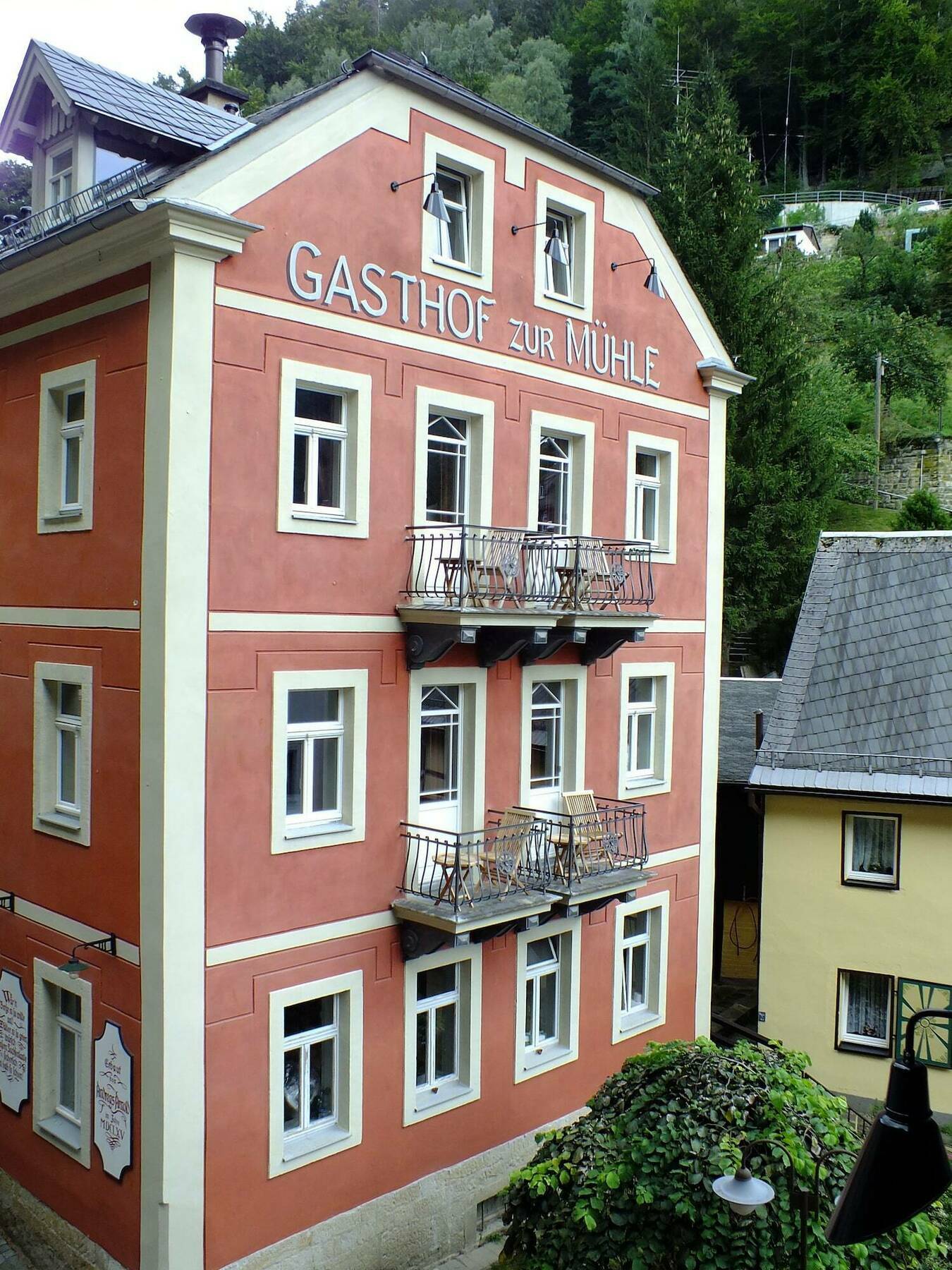 Bio-Hotel Zur Muehle Bad Schandau Exterior photo
